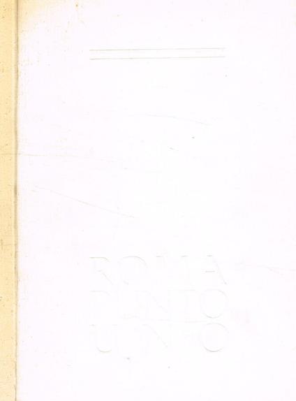 Roma punto uno - copertina