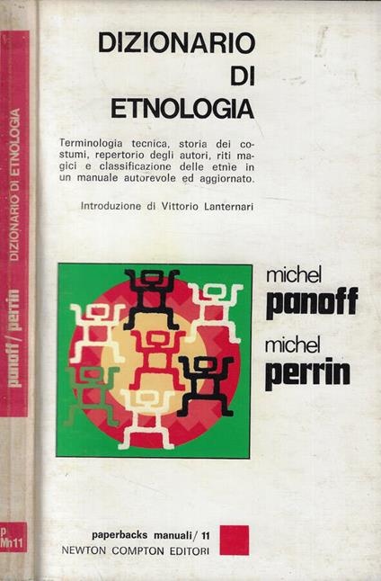 Dizionario di etnologia - copertina