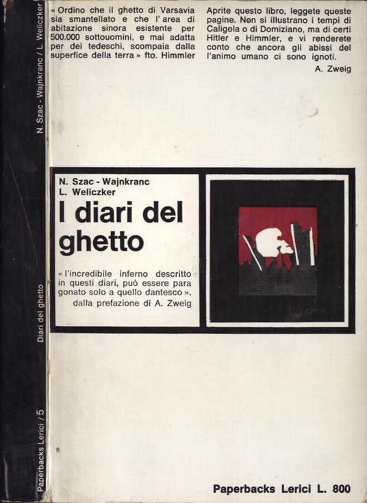 I diari del ghetto - copertina