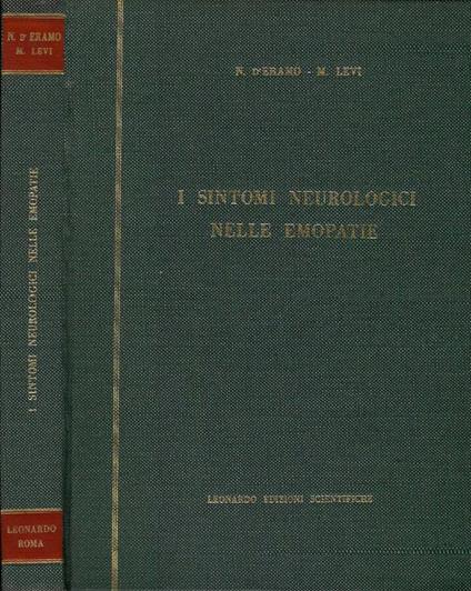 I sintomi neurologici nelle emopatie - copertina