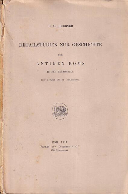 Detailstudien zur geschichte - copertina