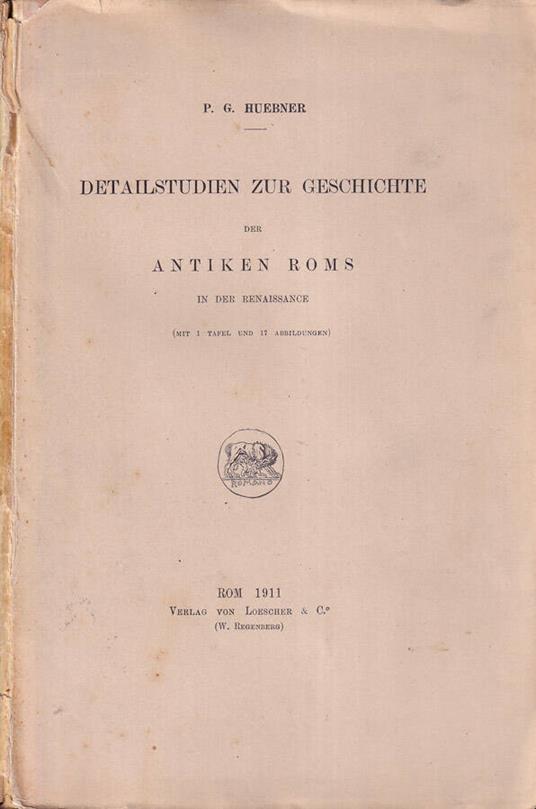 Detailstudien zur geschichte - copertina