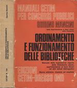 Ordinamento e funzionamento delle biblioteche