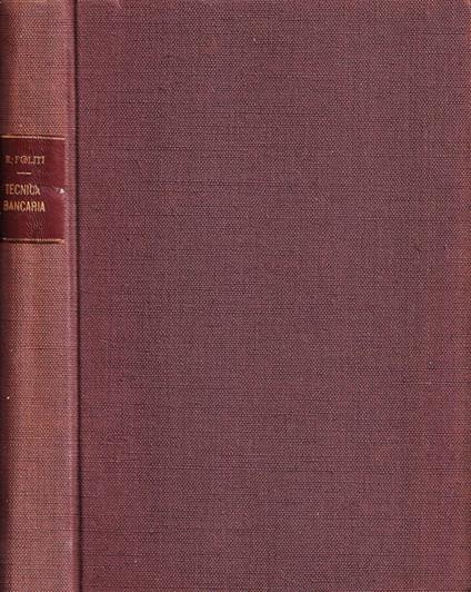 Elementi di tecnica bancaria - copertina