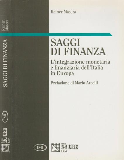 Saggi di finanza - copertina