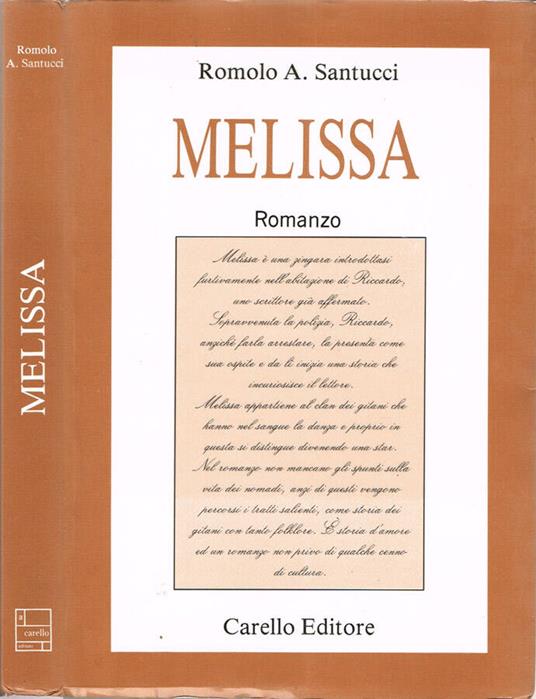 Melissa - copertina