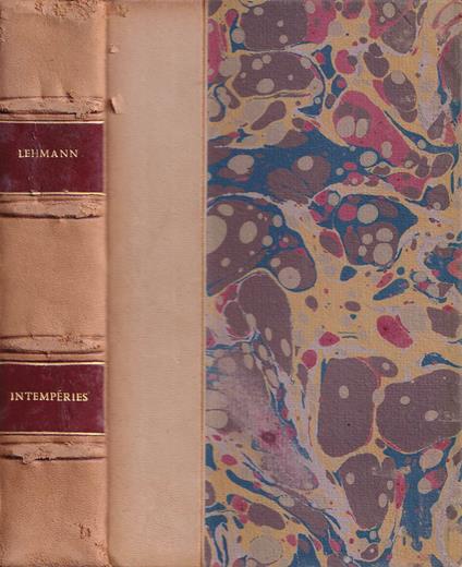 Intempéries - copertina