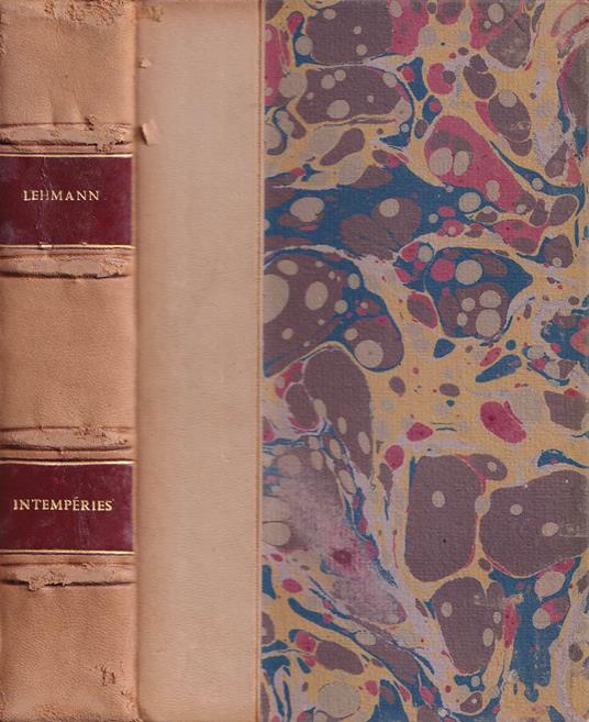 Intempéries - copertina