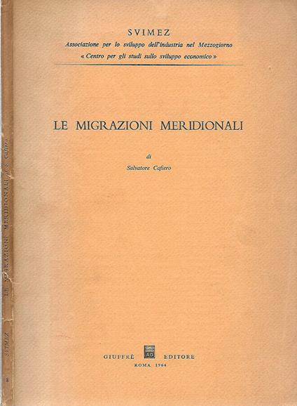 Le migrazioni Meridionali - copertina