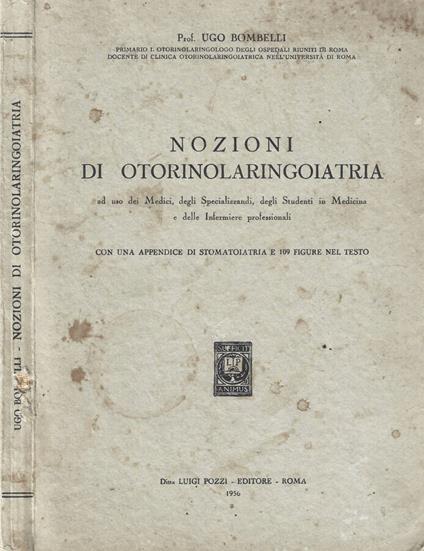 Nozioni di Otorinolaringoiatria - copertina