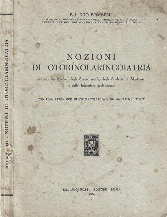 Nozioni di Otorinolaringoiatria - copertina