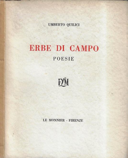 Erbe di campo - copertina