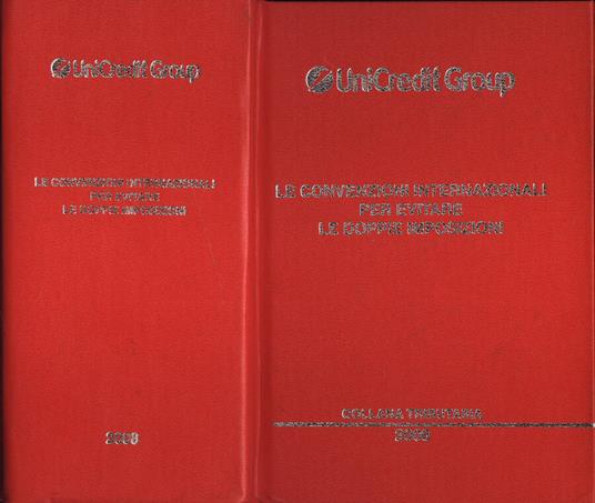 Le convenzioni internazionali per evitare le doppie imposizioni - copertina