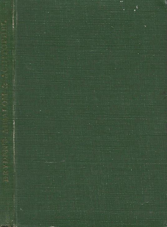 Dryden Absalom & Achitophel - copertina