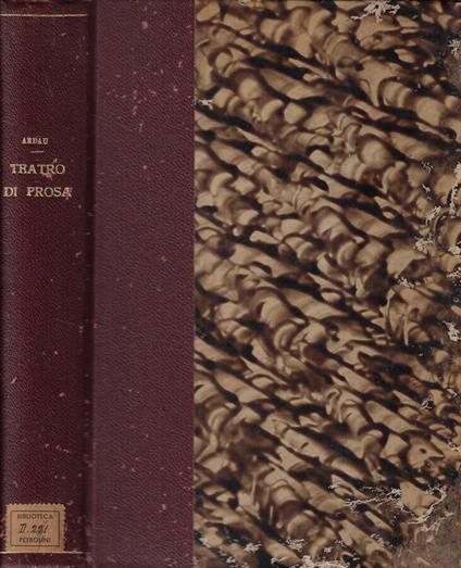 Teatro di prosa - Giuseppe Ardau - copertina