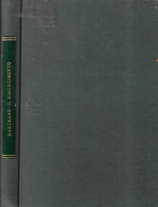 Il risorgimento - L. M. Hartmann - copertina