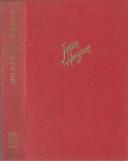 Morte di frodo - Jean Hougron - copertina