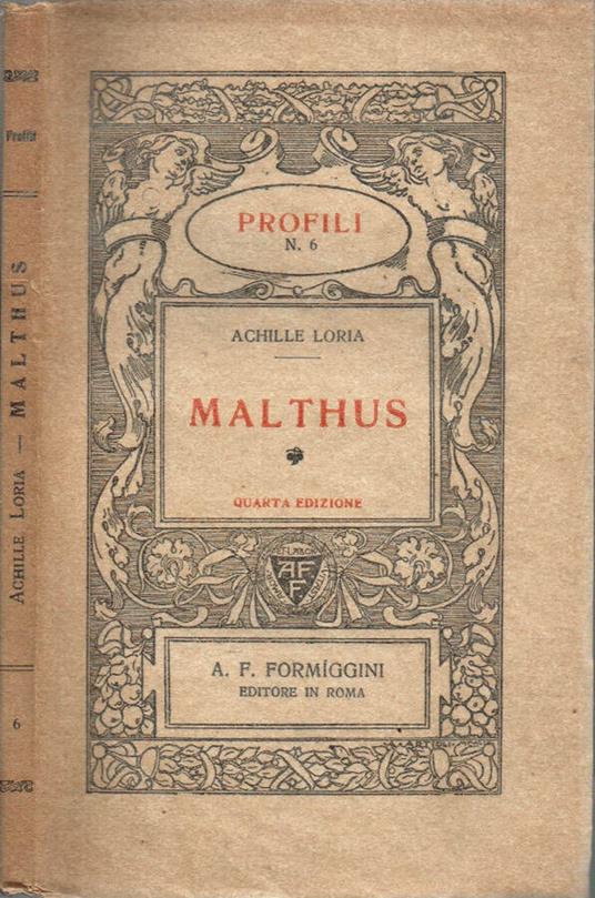 Malthus - Achille Loria - copertina