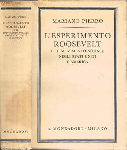 L' esperimento Roosevelt - Mariano Pierro - copertina