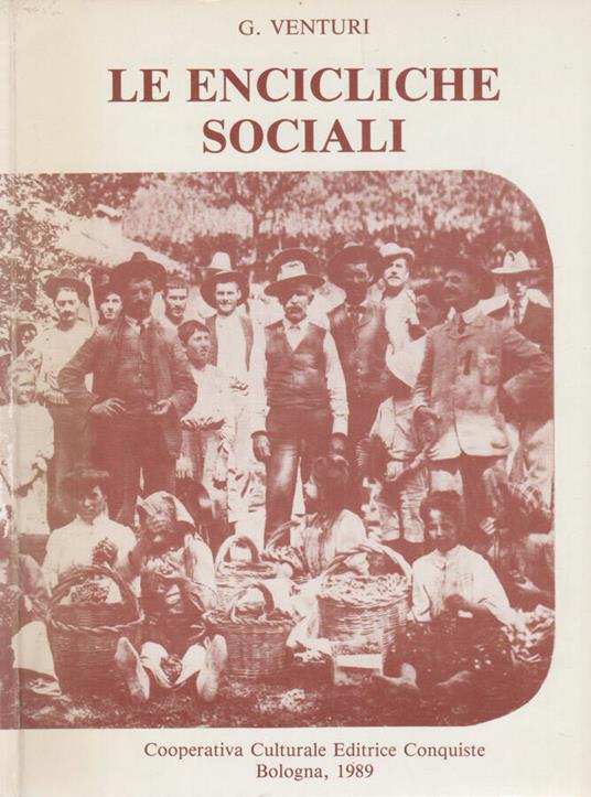 Le encicliche sociali - G. Venturi - copertina