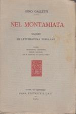 Nel Montamiata. Saggio di letteratura popolare. Canti, Tradizioni, Leggende, Feste, Giuochi, Usi e costumi di Santa Fiora