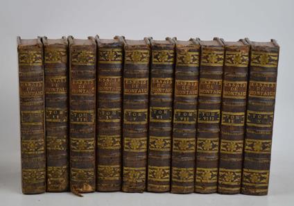 Essais… avec les Notes de M. Coste, suivis de son éloge. Nouvelle édition - Michel de Montaigne - copertina