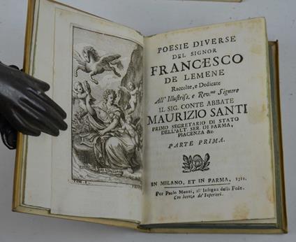 Poesie diverse… Parte prima - Francesco De Lemene - copertina