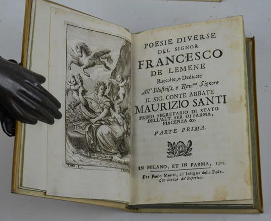 Poesie diverse… Parte prima - Francesco De Lemene - copertina