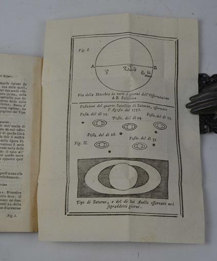 Notizia de' tempi ad uso degli eruditi italiani e de' viaggiatori per l'anno 1752. Al meridiano fiorentino, alla quale si aggiungono alcune tavole geografiche, ed astronomiche, alcune osservazioni ast - copertina