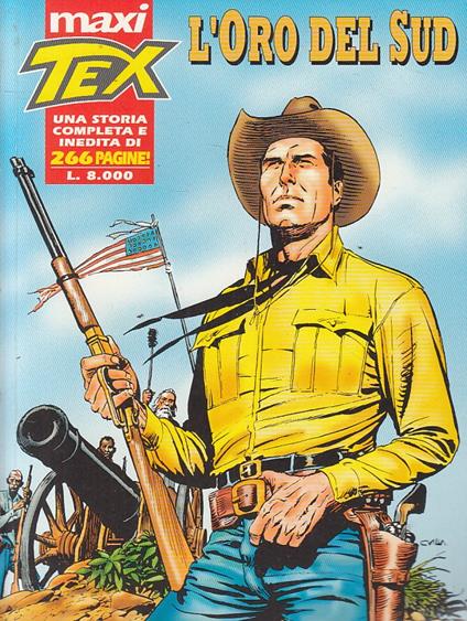 Maxi Tex N.3 L'oro Del Sud - copertina