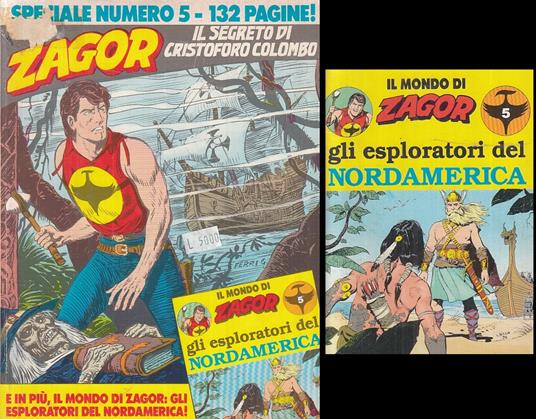 Zagor Speciale N.5 Completo Di Albetto - copertina