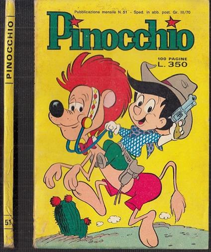 Pinocchio N.51 Comico - copertina