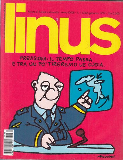 Rivista Linus Annata 1997 7 Numeri Offerta - copertina