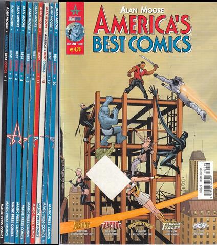 Americàs Best Comics Lotto 10 Volumi - Alan Moore - copertina