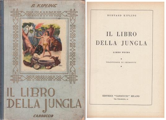 Il Libro Della Jungla Libro Primo - Rudyard Kipling - copertina