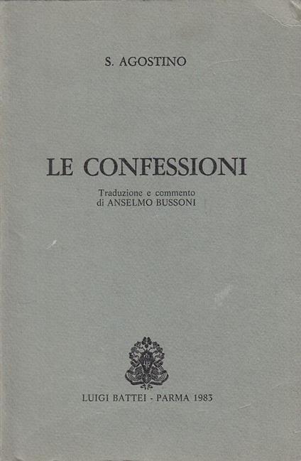 Le Confessioni - Agostino (sant') - copertina