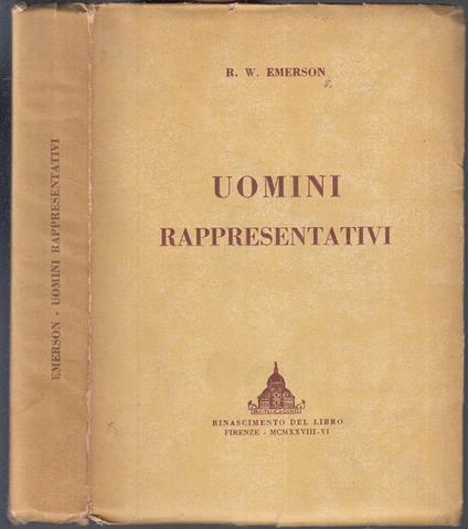 Uomini Rappresentativi - copertina