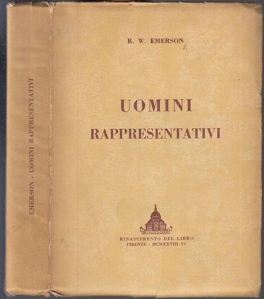 Uomini Rappresentativi - copertina