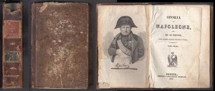 Storia Di Napoleone Tomo Primo (Recupero) - copertina