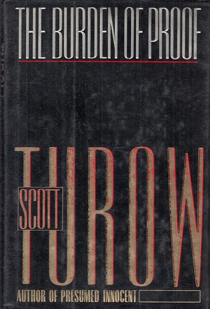 The Burden Fo Proof - Scott Turow - copertina