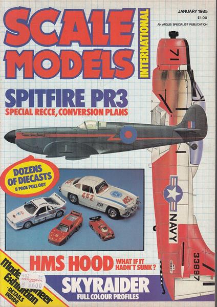 Rivista Scale Models Gennaio/Dicembre 1985 Annata Quasi Completa - copertina