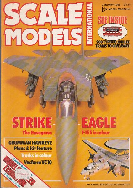 Rivista Scale Models Gennaio/Dicembre 1986 Annata Completa - copertina