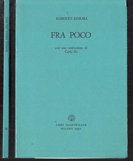Parole Cose- Rebora- All'insegna Pesce D'oro Scheiwiller- Poesia- 1987-B-Xfs - Roberto Rebora - copertina
