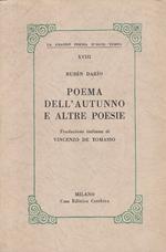 Poema Dell'autunno E Altre Poesie