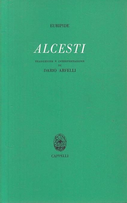 Alcesti - - Euripide - copertina