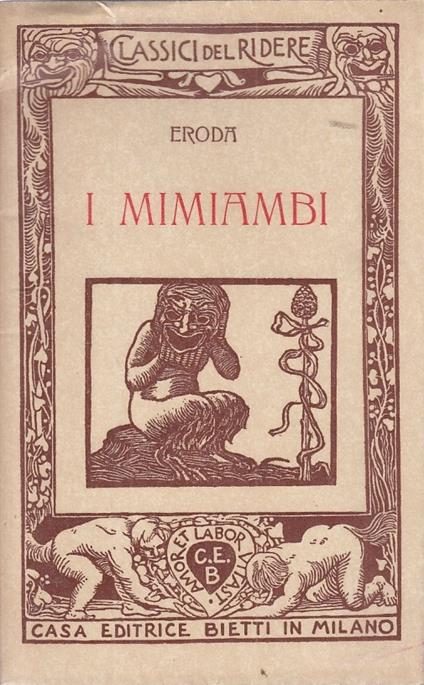 I Mimiambi - - Eroda - copertina