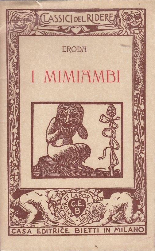 I Mimiambi - - Eroda - copertina