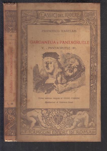 Gargantua E Pantagruele V - François Rabelais - copertina