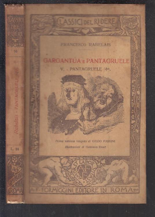 Gargantua E Pantagruele V - François Rabelais - copertina