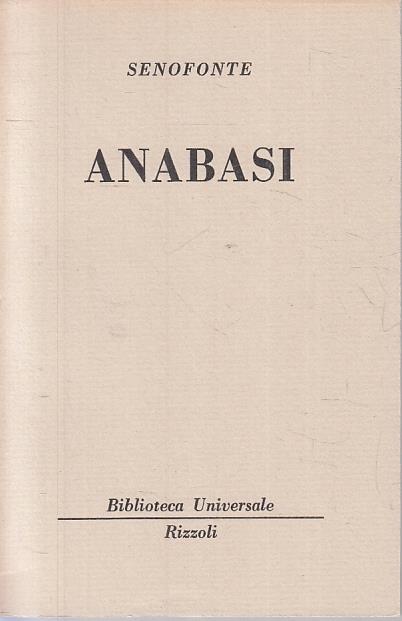 Anabasi - Senofonte - copertina
